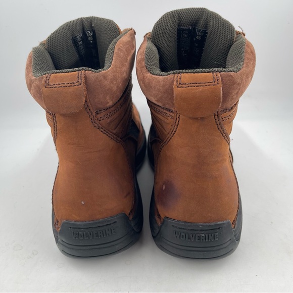 Wolverine Mens Durashocks Waterproof Steel Toe Electrical Hazard 8” Boot-Size 13 - Picture 4 of 13